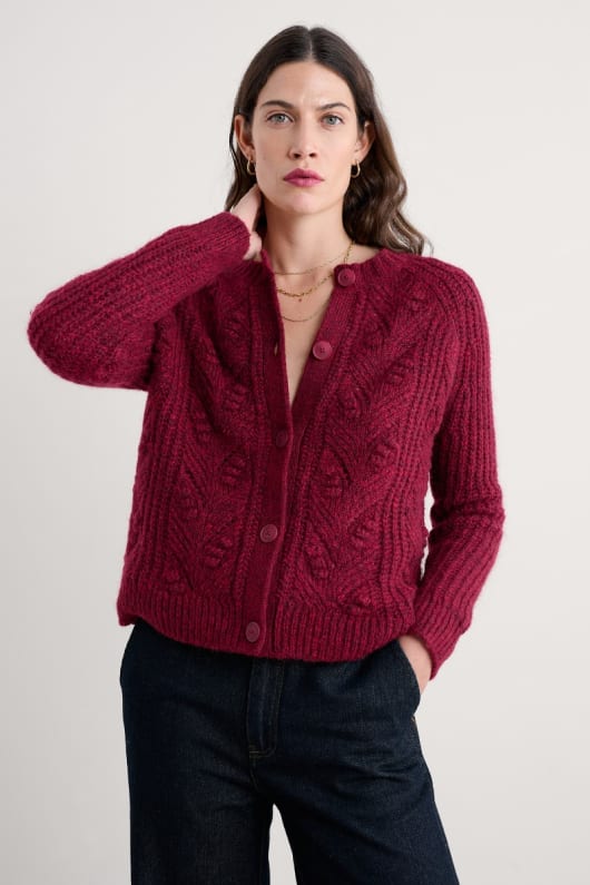 sabbia cardo mohair-blend cardigan