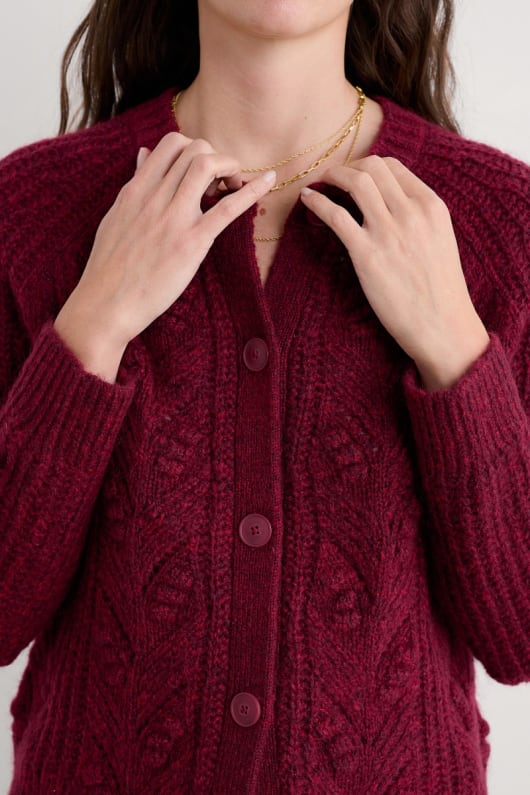 sabbia cardo mohair-blend cardigan